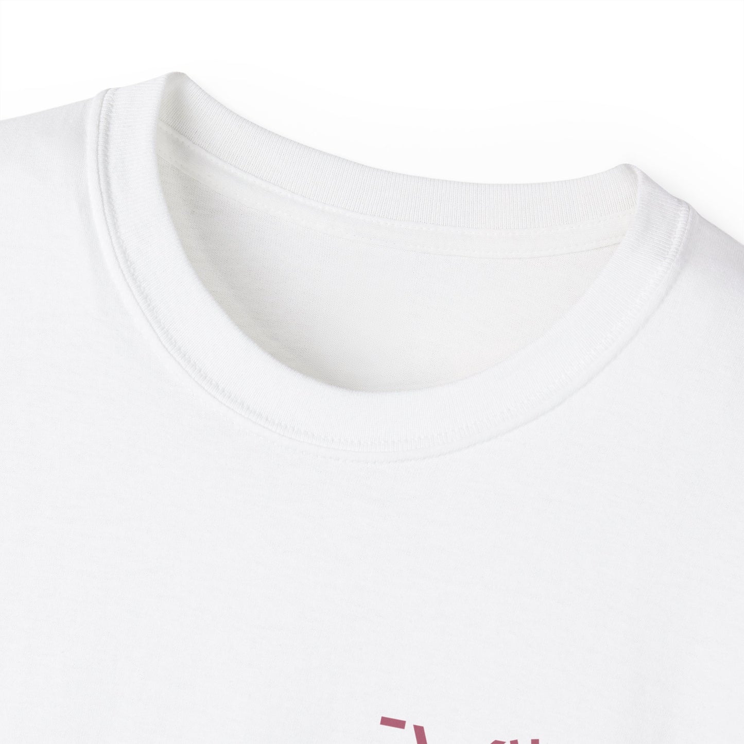 "Shrug it off Tee" Logo Tee Classic (White/Pink)